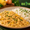 Fricassê de Frango com arroz branco-350g