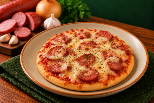Mini Pizza de Calabresa - UNT