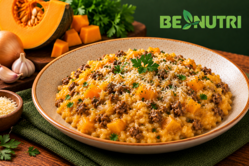 Risoto de Abóbora com Carne-350g